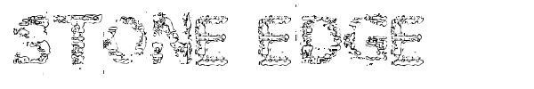 Stone Edge font preview
